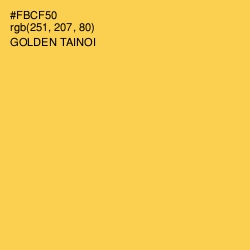 #FBCF50 - Golden Tainoi Color Image